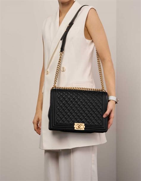 boy bag van chanel|chanel black boyfriend bag.